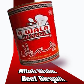 Allah Wala Beef Biryani Tin
